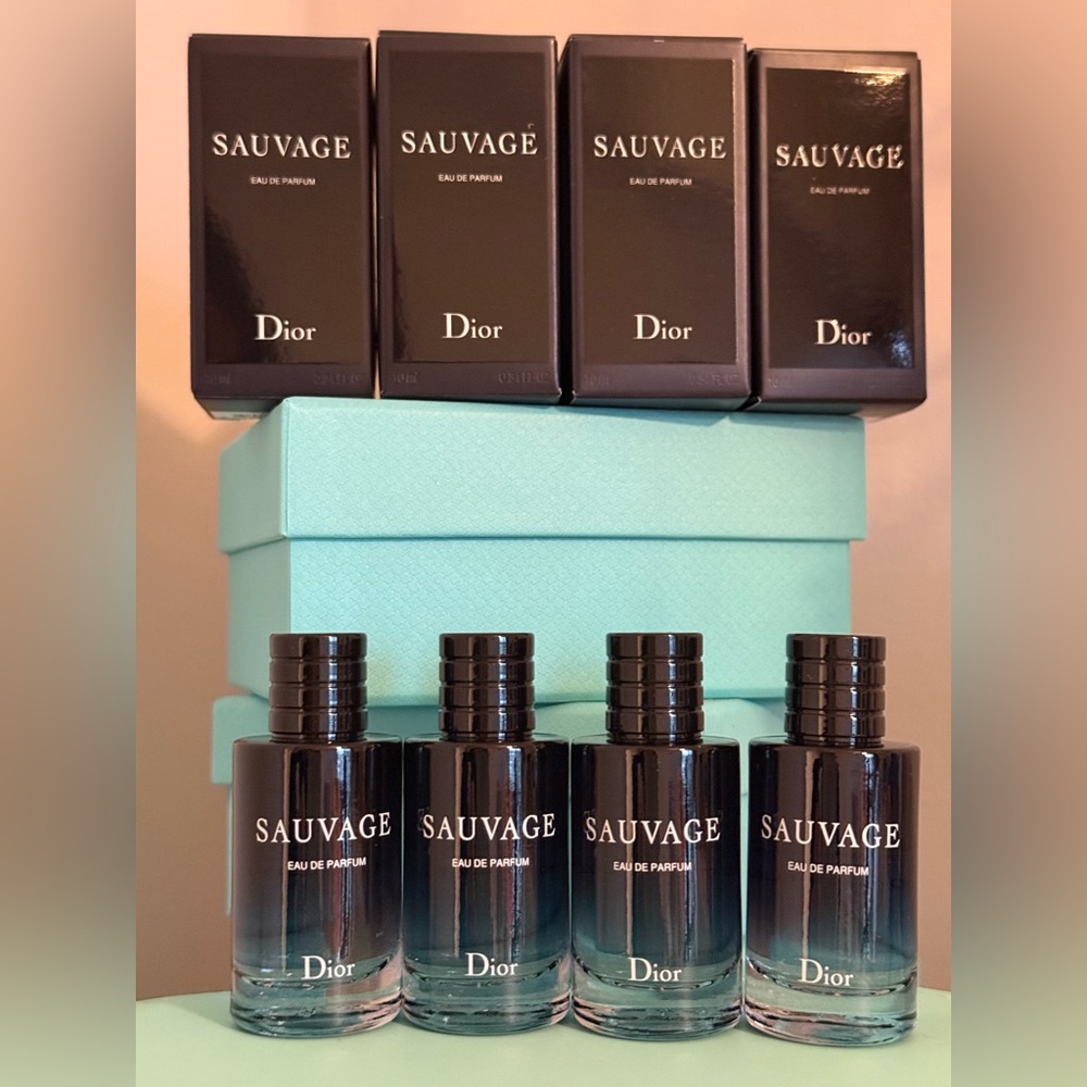 4 x Dior Sauvage Eau de Parfum, 10mlx4, total 40ml